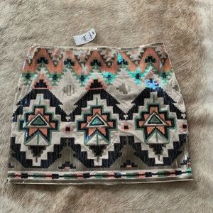 New with tags, Express sequin skirt